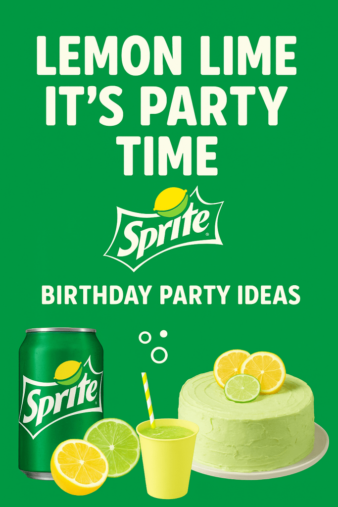 Discover how we planned a bright and bubbly Sprite-themed birthday party using ChatGPT, complete with lemon-lime decorations, a DIY banner, fun soda taste test game, and an easy Sprite cake recipe that was a huge hit.
