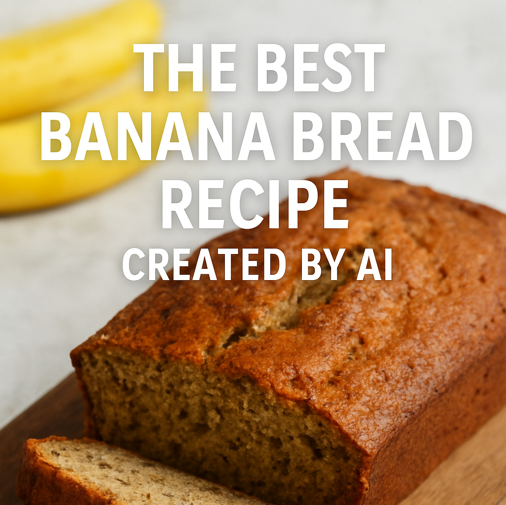 Discover how AI can create the best banana bread recipe without the hassle of measurements or guesswork. Enter how many bananas you have, choose your sweetness, and let AI do the rest. The easiest, most delicious banana bread recipe you’ll ever try—designed just for you!