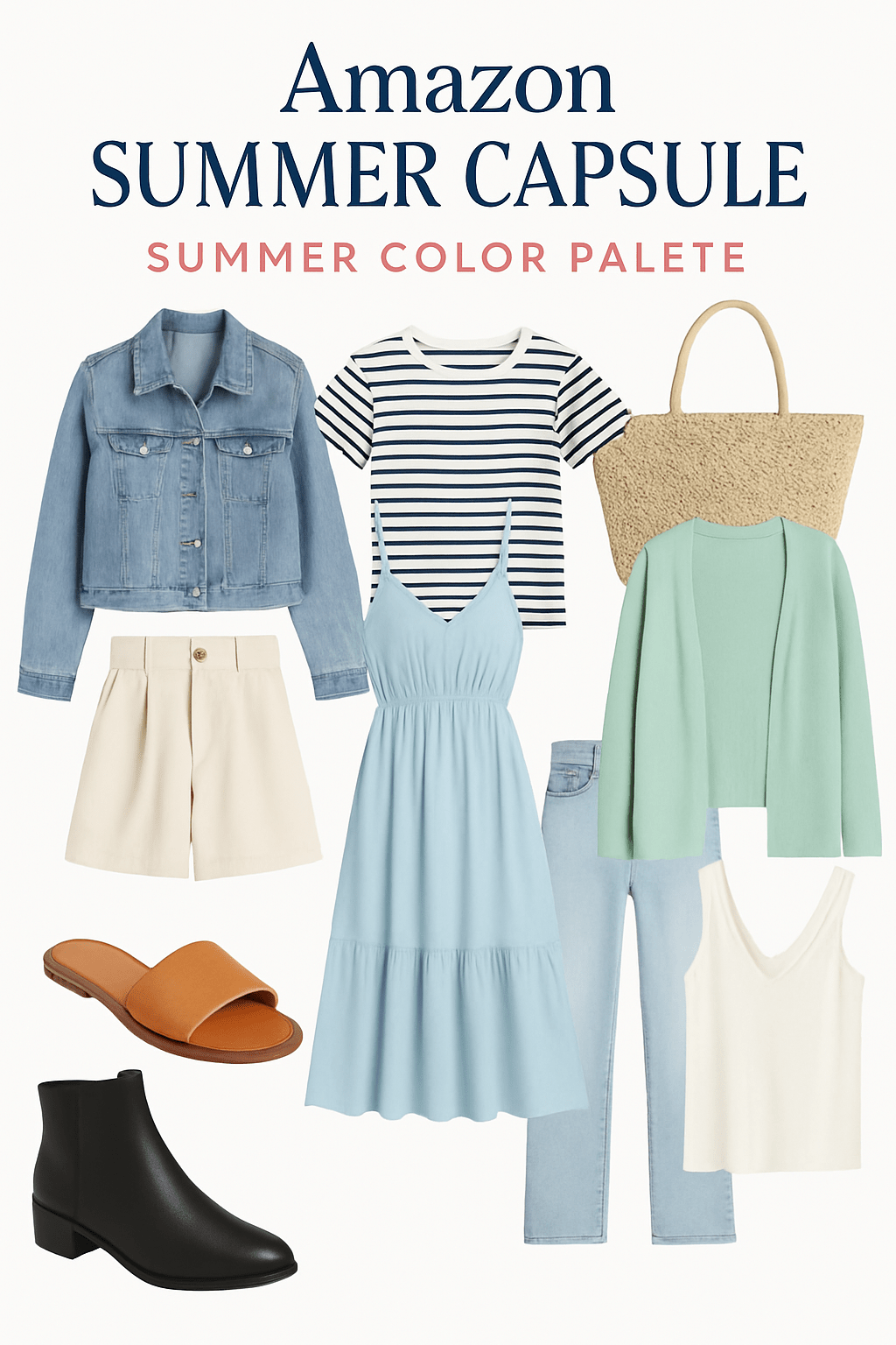 September Capsule Wardrobe – Summer Color&nbsp;Palette
