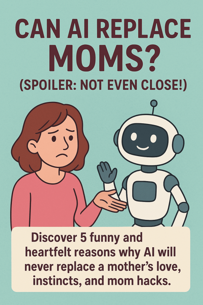 AI can write emails, plan trips, and suggest recipes—but can it replace a mom? Spoiler: not even close. Here are 5 reasons moms will always be irreplaceable.